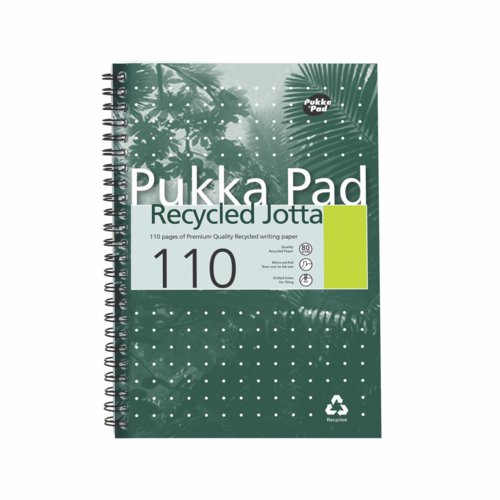 Pukka Pad Recycled Wirebound A5 200 Pages Notebooks PD9596