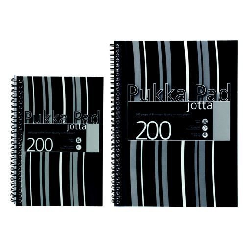 Pukka Pad Polypropylene Jotta Book A4 Black Notebooks PD9652
