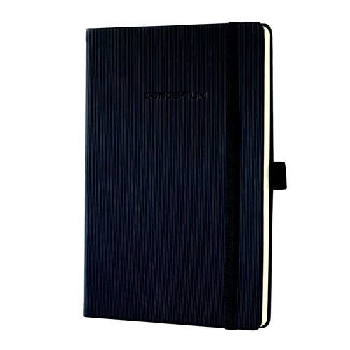 Notebook Conceptum Hardcover 135x210x13 Lined Black