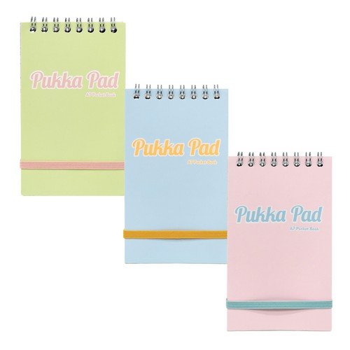 Pukka Pastel A7 Pocket Book Assorted