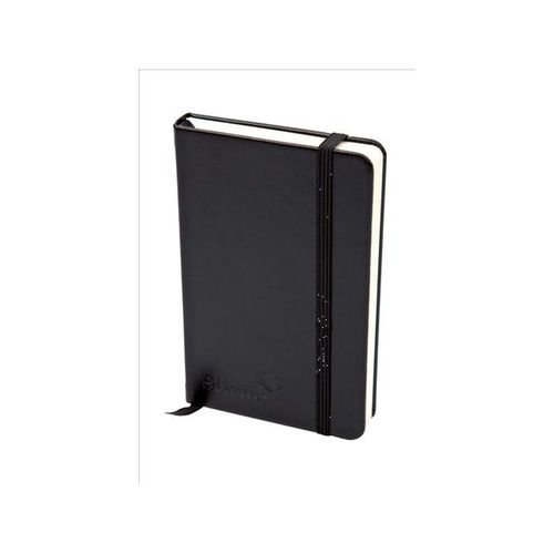 Silvine Executive Soft Feel Notebook Black A5 Premium Ivory Paper Feint Ruled