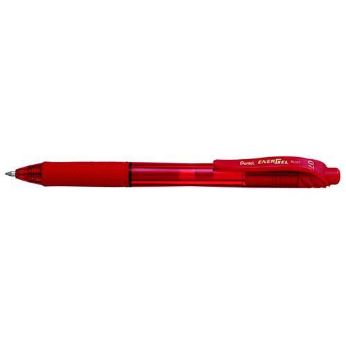 Pentel Energel X Retractable Gel Pen Red