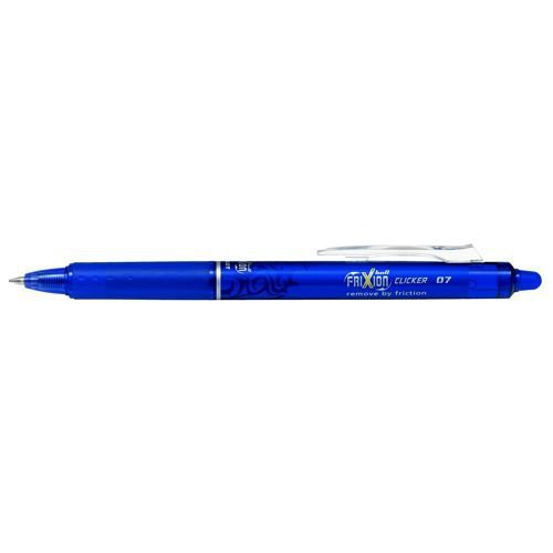 Pilot FriXion Clicker Retractable Gel Roller Pen 0.7mm Blue