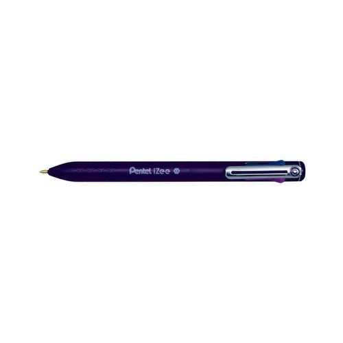 Pentel Izee 4 Colr Ballpnt Asst Pk12