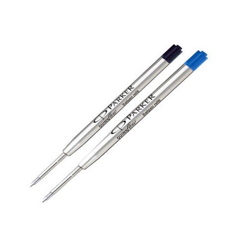 Parker Refill Quink Flow Ball Point Pen Med Blue