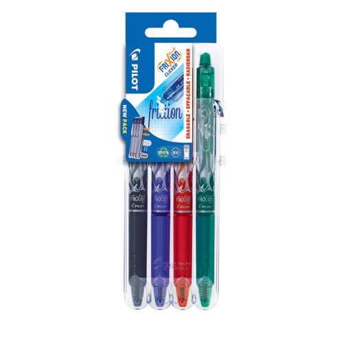 Pilot FriXion Set2Go Rollerball Click Assorted (Pack of 4) 3131910546801