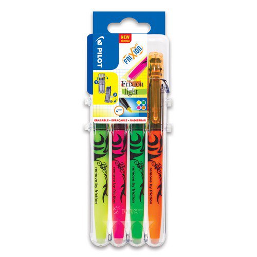 Pilot FrXiion Set2Go Highlighters Assorted (Pack of 4) 3131910546818 Highlighters PE1905