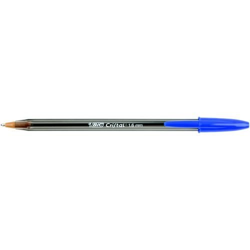 Bic Cristal Large Ballpoint Pen Broad Nib 1.6mm Line Width 0.8mm Blue