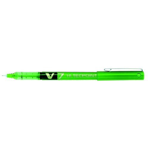 Pilot HiTecpoint V7 Liquid Ink Rollerball Pen Green