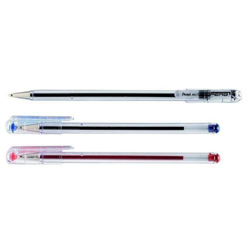 Pentel Superb Ball Point Pen Fine 0.7mm Tip 0.25mm Line Black