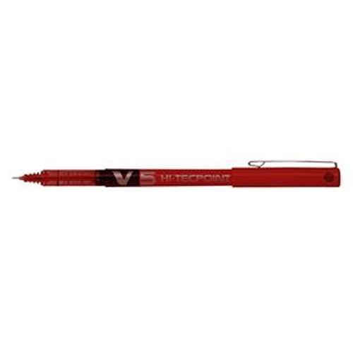 Pilot HiTecpoint V5 Liquid Ink Rollerball Pen Red