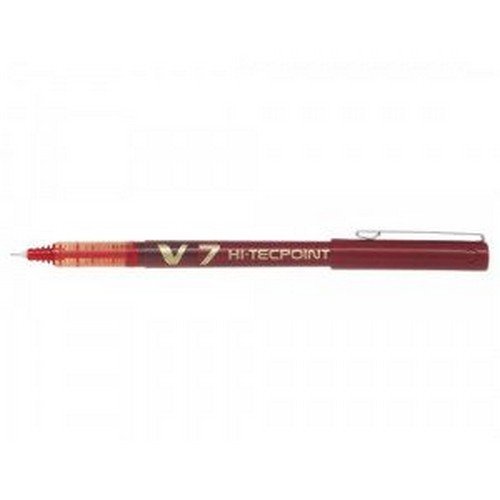 Pilot HiTecpoint V7 Liquid Ink Rollerball Pen Red