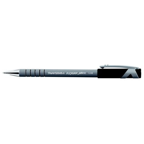 Papermate Flexgrip Ultra Ball Point Pen 1.0mm Line Width Black