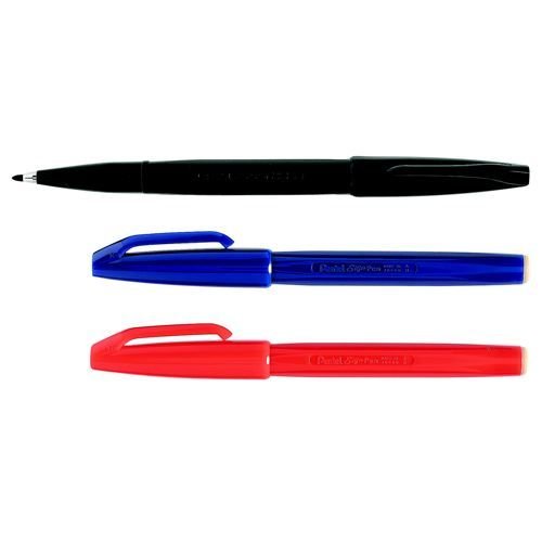 Pentel Sign Pen Fibre Tip Marker Black