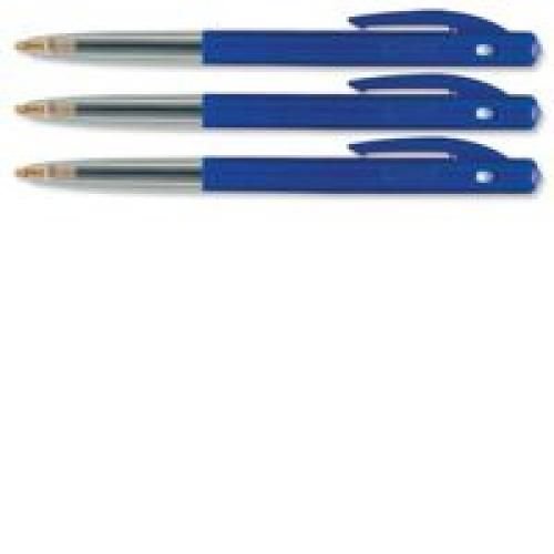 Bic M10 Clic Ball Pen Retractable 1.0mm Tip 0.3mm Line Blue