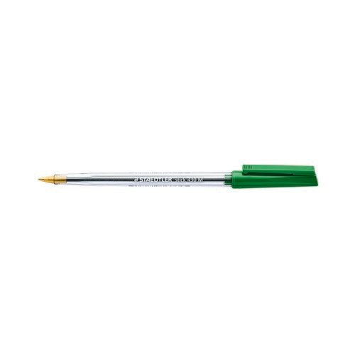 Staedtler Stick 430 Ballpoint Pen Green Pack of 10 430M-5