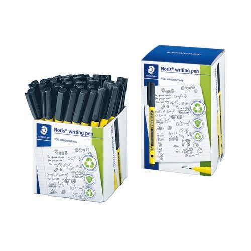 Staedtler Noris 307 Writing Pen Black Pack of 50 307-9 CT50