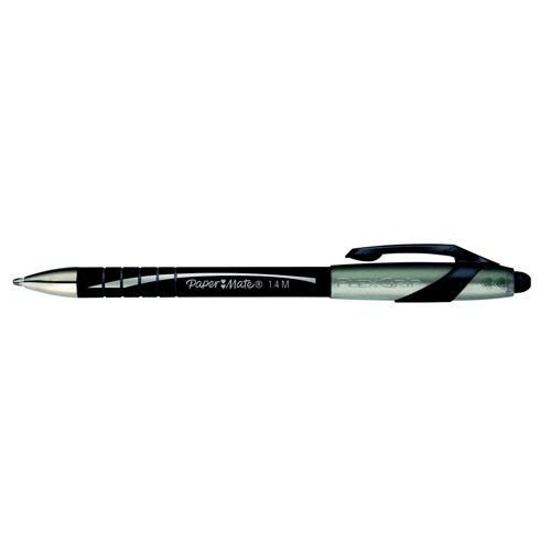 Papermate Flexgrip Elite Retractable Ball Point Pen 1.4mm Black