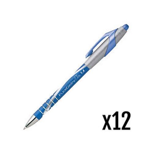 Papermate Flexgrip Elite Retractable Ball Point Pen 1.4mm Blue 