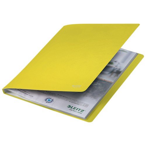 L:Display Book Recycle 20Pock A4 PP yellow
