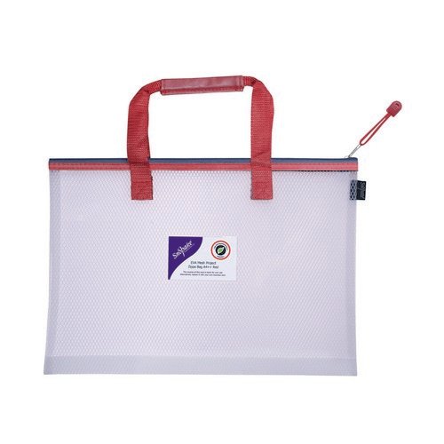 Snopake EVA Mesh High Capacity Project Zippa Bag A4 405x280mm Red 15872