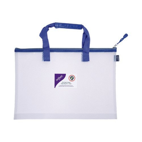 Snopake EVA Mesh High Capacity Project Zippa Bag A3 480x350mm Blue 15875