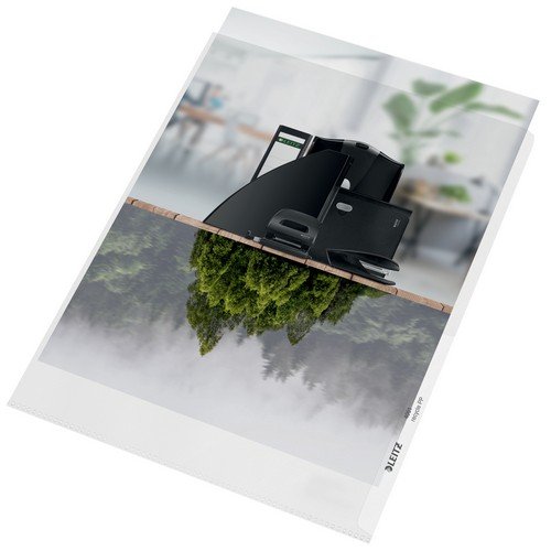 Leitz Recycle A4 Folder Pack 100. Clear