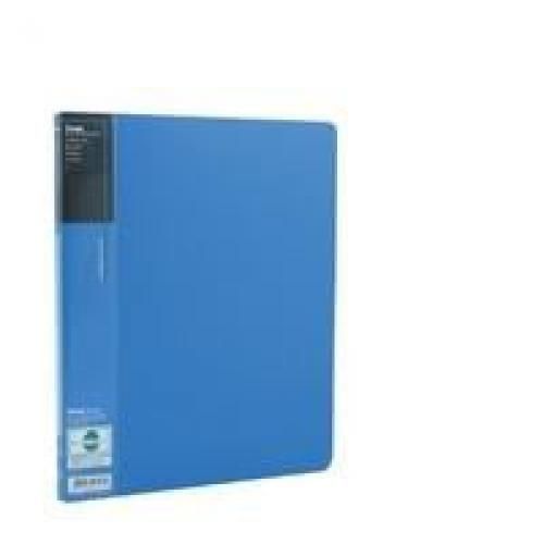 Pentel Recycology A4 20 pocket display book Wing with new wing-shaped pockets for easy insertion or removal of sheets. Title space on spine for easy reference. Non-reflective matt finish low-static pocket. More than 50% recycled materials. Colour: Blue.