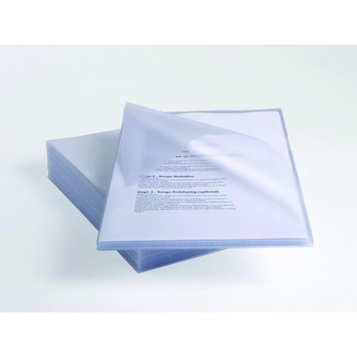 Rexel Anti Slip Folders Clear 25s
