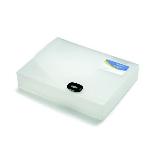 Rapesco A4+ Rigid Wallet/Box File 60mm Clear Document Boxes PF1362