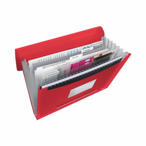 Rexel Choices Expanding Project File A4 Red