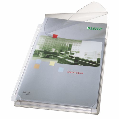 Leitz Premium Expandable Pocket With Flap A4 20mm Pack 5