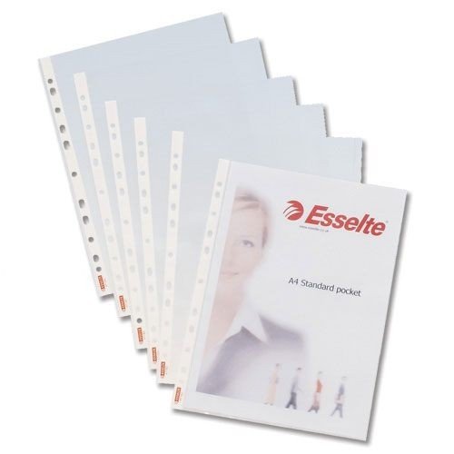 Esselte Standard Top Opening Pocket A4 Pack 100