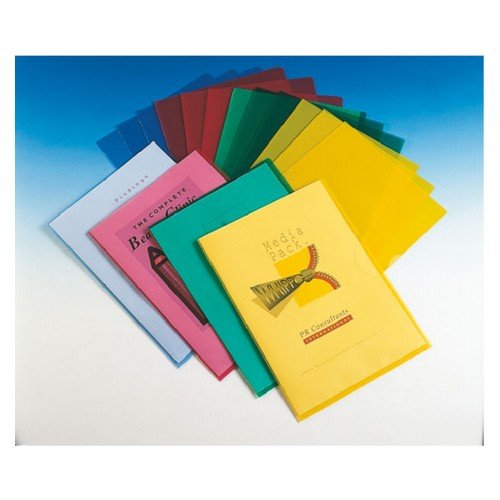Esselte Standard Folder A4 Clear Pack 100