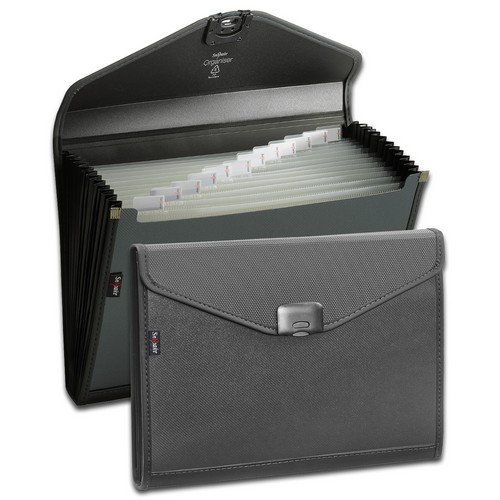 Snopake Zeon 13pt Organiser A4 Charcoal
