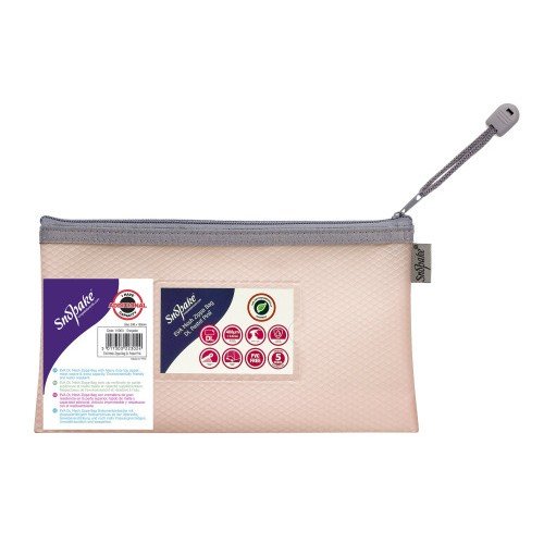 Snopake EVA Mesh Zippa Bag DL Pastel Pink Pk3