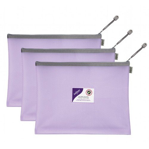 EVA Pastel Mesh HC DL Zippa Bag Purple