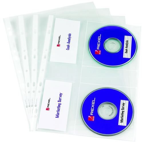 Rexel Nyrex CD Pocket Pack 5