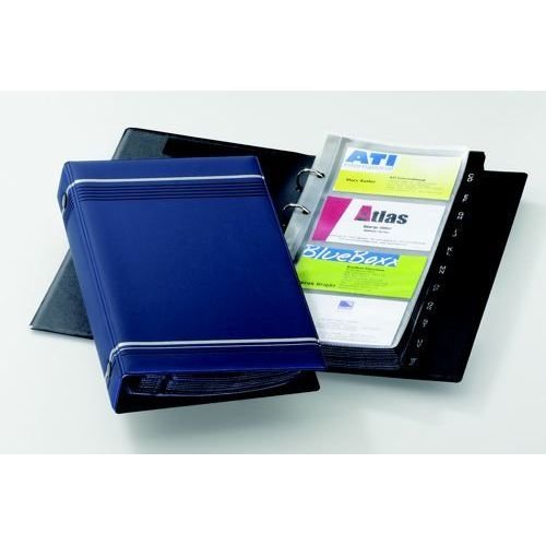 Durable Visifix 200 Business Card Album Blue