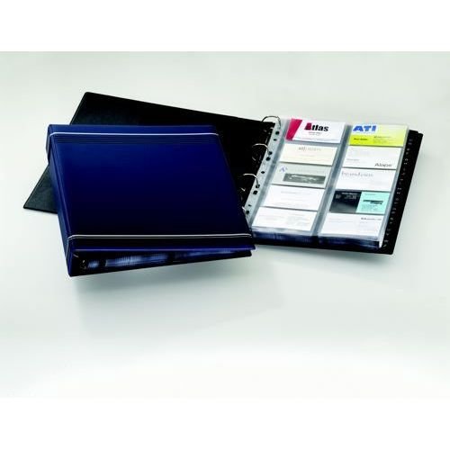 Durable Visifix 400 Business Card Album Blue