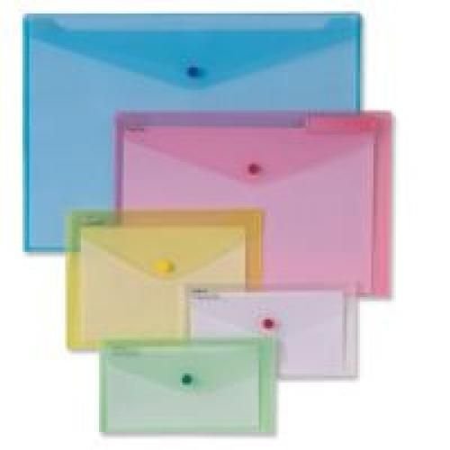 Snopake Polyfile Classic Wallet File Polypropylene Foolscap Clear