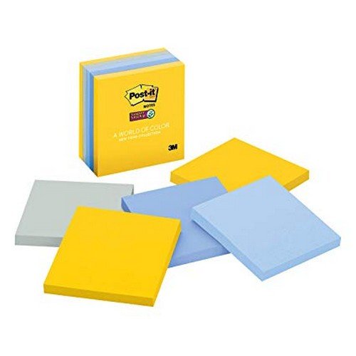 Post-it Super Sticky 654 76x76mm New York PK6