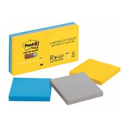 Post-it Super Sticky Z-notes 76x76mm New York PK6