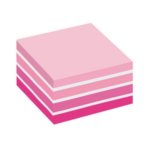 Postit Notes Colour Cube 76 x 76mm Pastel Pink 2028P