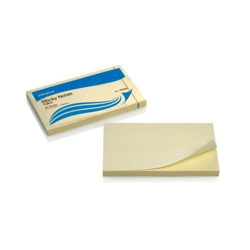 Initiative Sticky Notes 76x127mm (5” x 3”) Yellow 