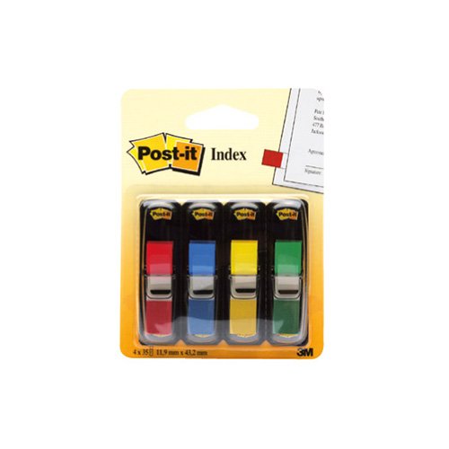 3M PostIt Index Refill Assorted