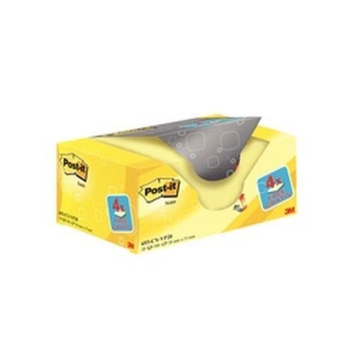 Postit Canary Yellow Value Pack 38x51mm Pack 20
