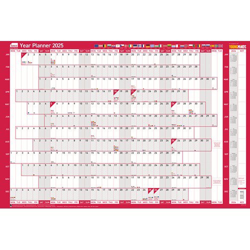 Sasco EU Planner 2025 Mounted Dated Planners PL1113