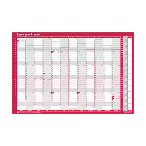 Sasco 2020 Compact Year Planner Landscape UnMounted