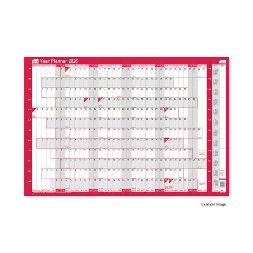 SASCO Year Planner 2026 Super Compact unmounted